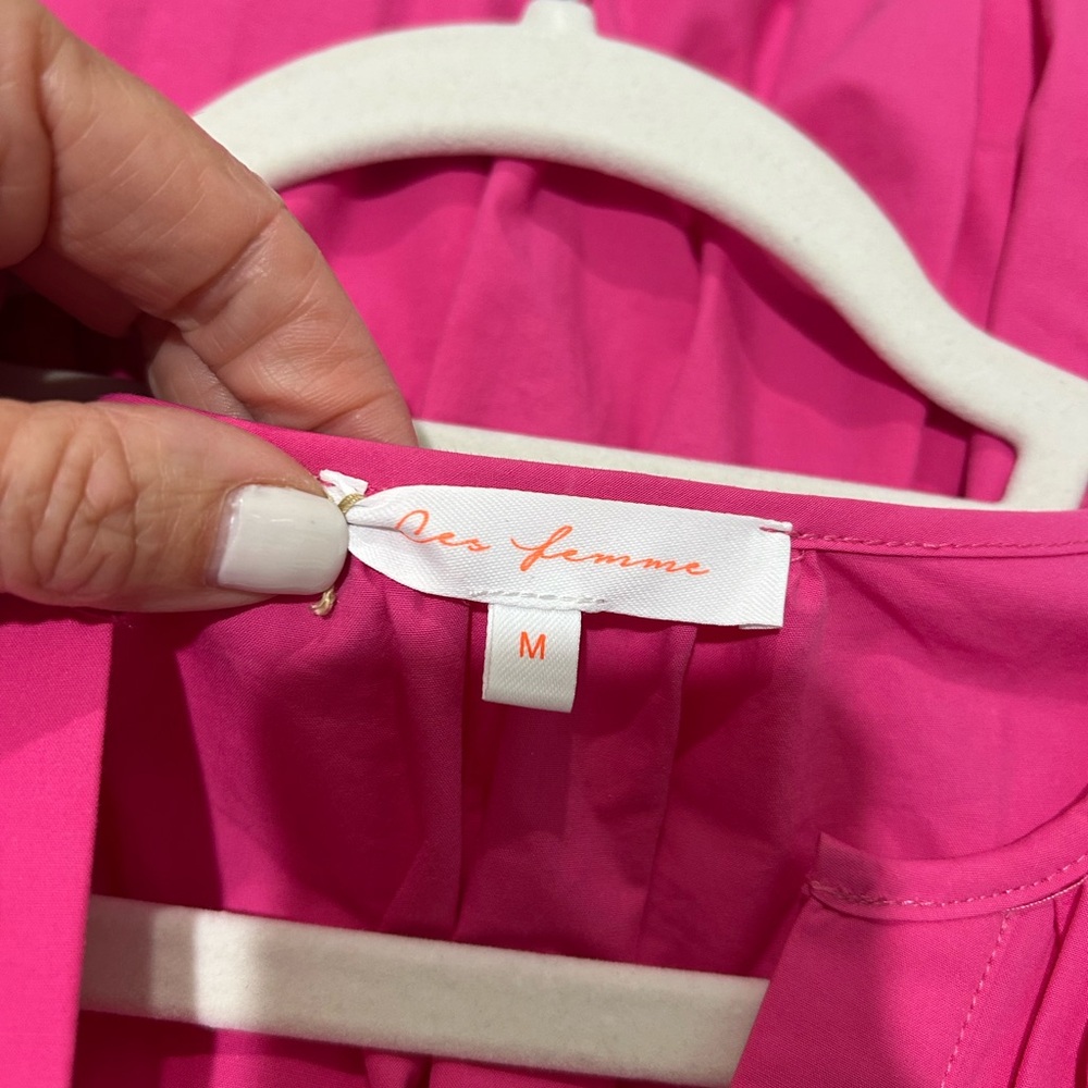 Ces Femme Pink Dress-  Size Medium.  Never worn.  Tags attached - Picture 5 of 6